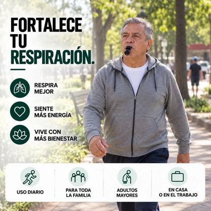 Entrenador Respiratorio de Resistencia Ajustable