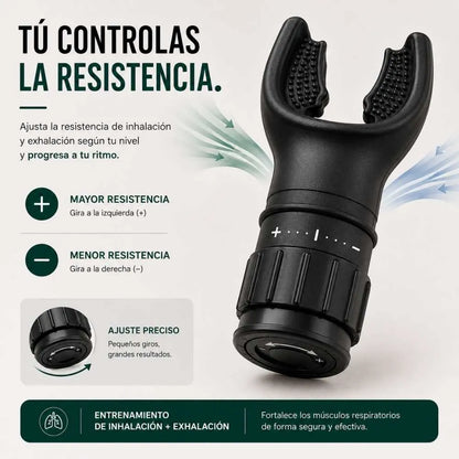 Dispositivo ejercitador de pulmones