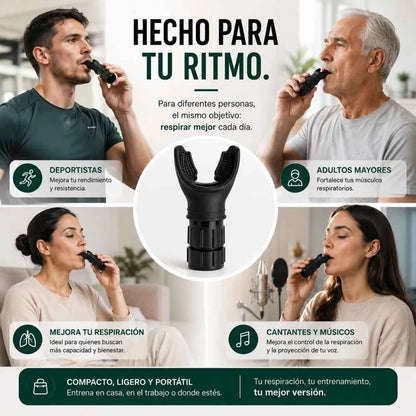 Dispositivo ejercitador de pulmones