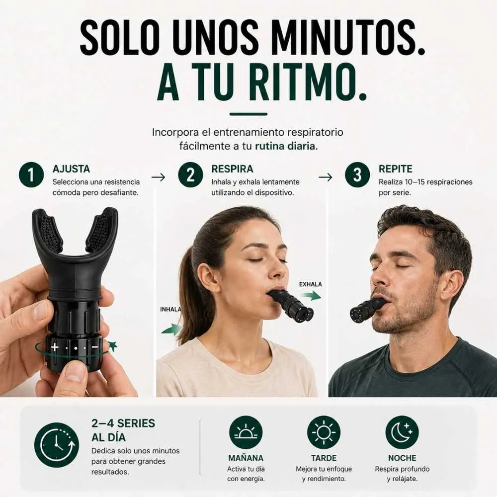 Dispositivo ejercitador de pulmones