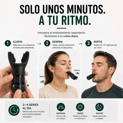 Dispositivo ejercitador de pulmones