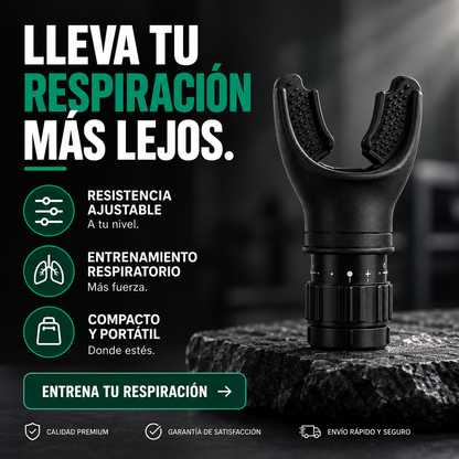 Entrenador Respiratorio de Resistencia Ajustable