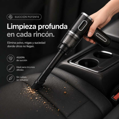 PocketClean™ Aspiradora Portátil Inalámbrica | La forma más rápida de mantener tu auto y tu hogar siempre impecables.